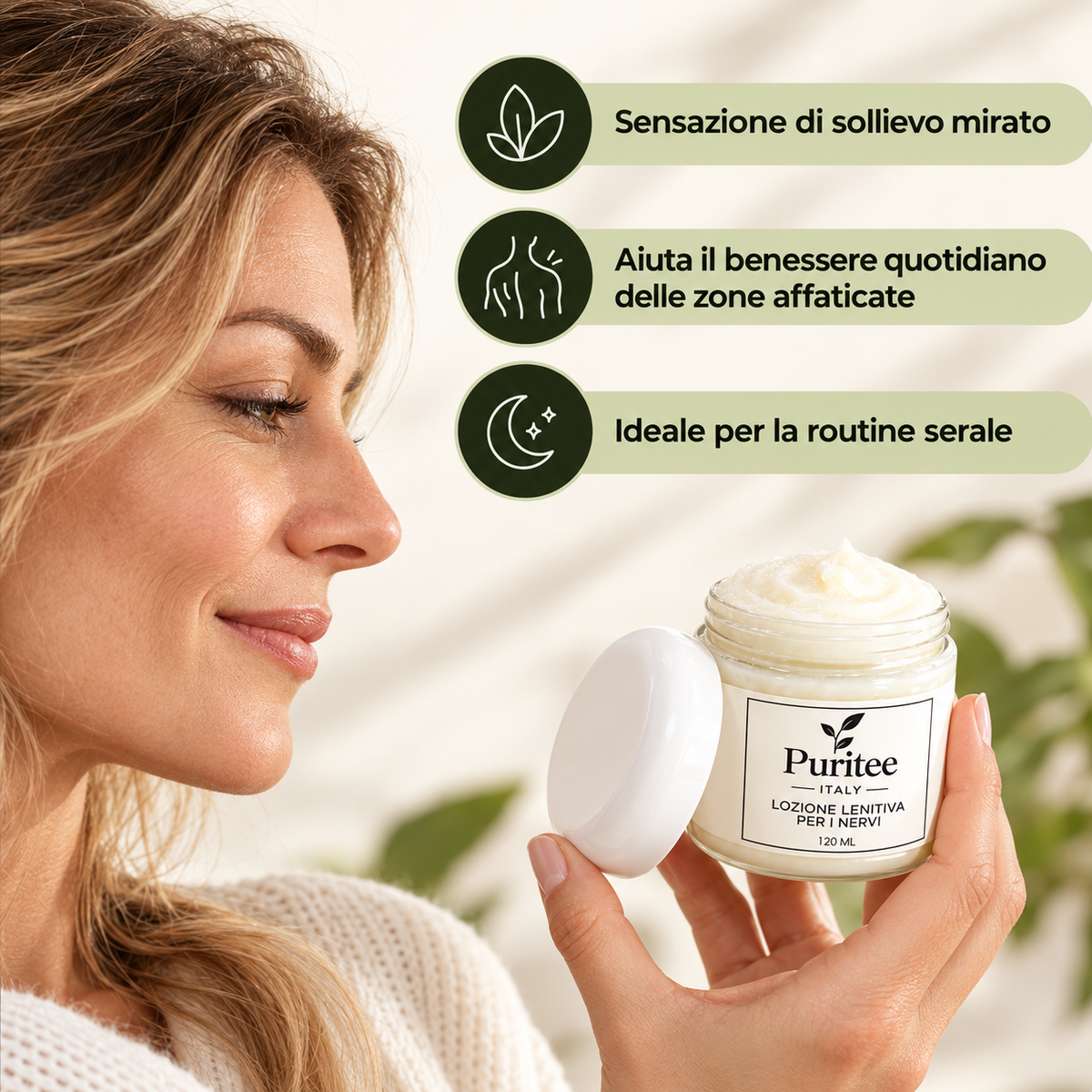 Puritee - Lozione lenitiva per i nervi